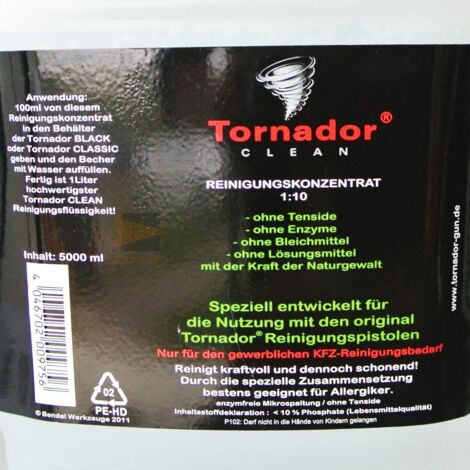 Tornador Detergente concentrato tornador-clean 877925 5 l