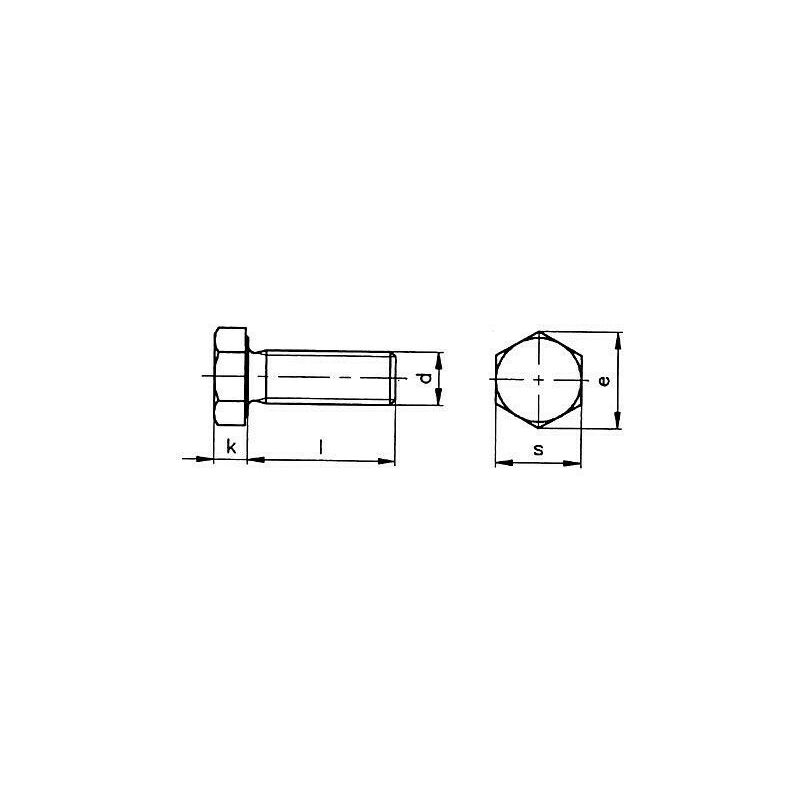 

S/m - TORNILLO EXAGONAL DIN-933 INOX. A-2 12X30 (CENT.)