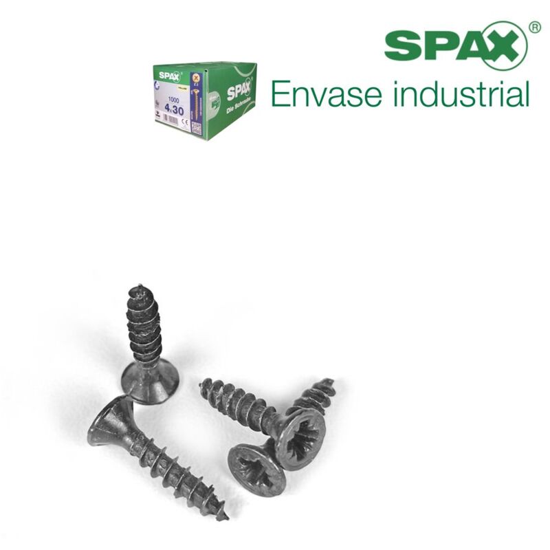 

Tornillo Abc S Cabeza Plana 3,5X25 Negro - Negro - Spax