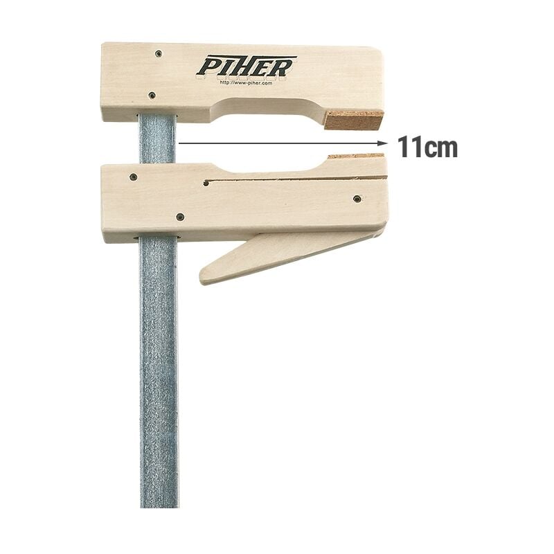 Piher - Serre joint rapide en bois Capacité de serrage : 100 cm