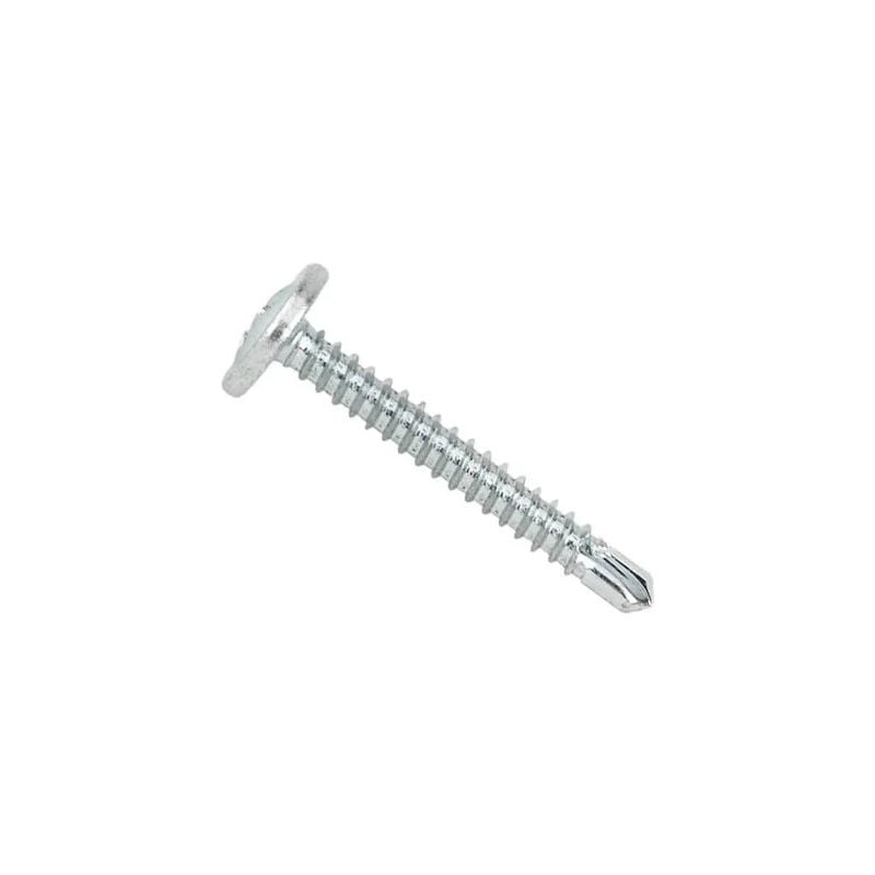 

Tornillo autoperforante, cabeza abovedada de acero galvanizado, 4.8x32, paquete de 20 piezas
