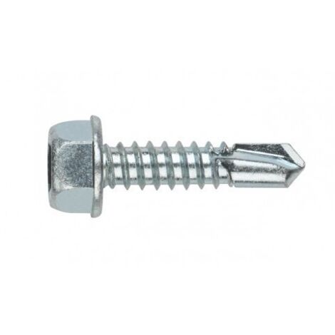 Tornillo Autotaladrante 7504K 6,3X150 Cincado Fontana 100 Pz