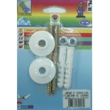 Tornillo Baño Lavabo S M 320279 2 Pz