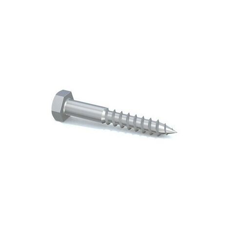 Tornillo barrequero 10x100mm din571 cabeza hexagonal zincado (caja 50 uds)gfd