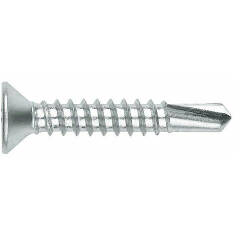 Tornillo fosfatado negro pladur con punta broca 3,5 x 045 Index PLTR3545
