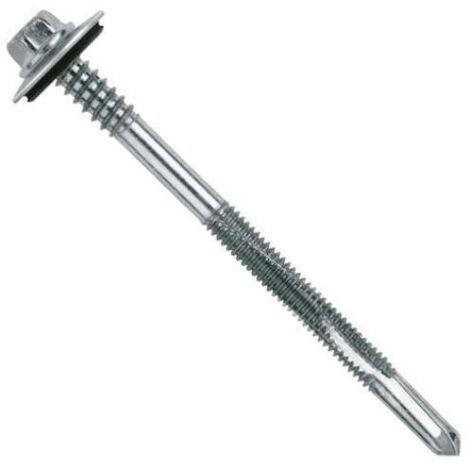 tornillo broca panel sandwich arandela p-16 zincado torn.sandw. 5.5/6.3-150mm rosca/punta psl