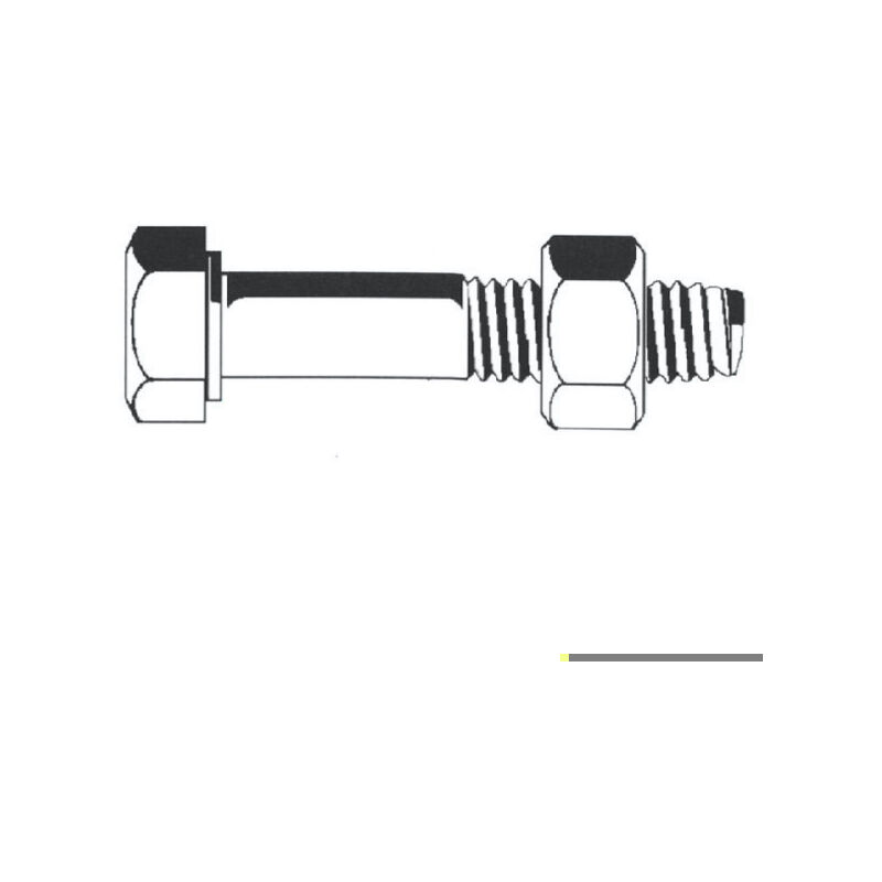 

Tornillo C/exag Din931 88 Zn - FONTANA - C/25 - M20X160..