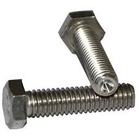 tornillo cabeza hexagonal din 933 acero metrica m-6 largo 10mm
