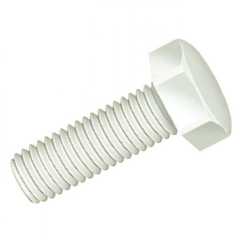 tornillo cabeza hexagonal din 933 nylon metrica m-8 largo 30mm