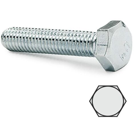 tornillo cabeza hexagonal din 933  zi metrica m-8 largo 10mm