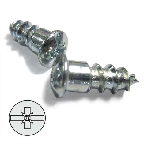 tornillo cazoleta d6,2-12 cab.9 zincado con punta (largo total 18,5mm.)