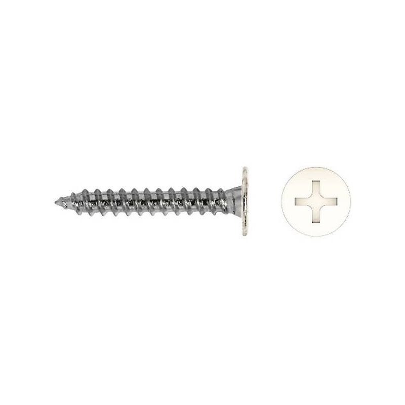 

9W4213CE Tornillo rosca chapa cabeza extraplana impronta PHILIPS CE 4,2x13 lacado blanco (Envase 500 ud) - Celo