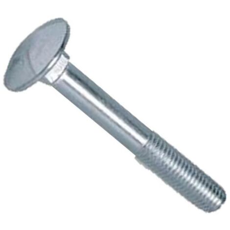 Tornillo con Redondo y Cuadrado 8x110 Carrocero DIN 603 + Tuerca