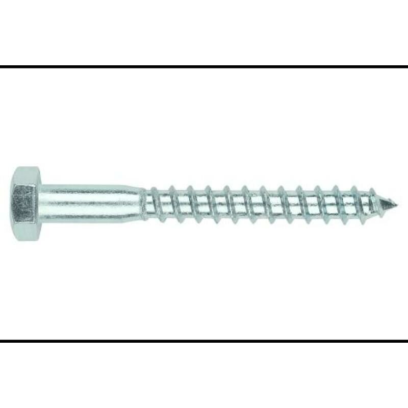 

tirafondo cabeza exagonal 10x130 barraquero (caja 0.5 unidades) - Mibricotienda