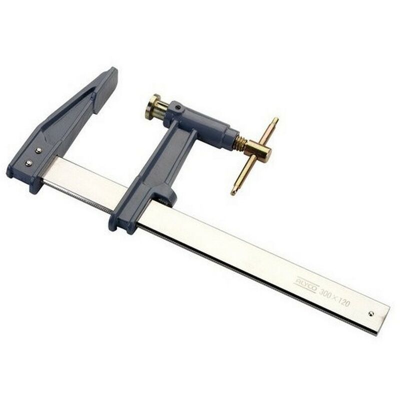 

Alyco-tools - ALYCO 197877 - Tornillo de apriete con embolo mango en T 600x150 llanta 40x10