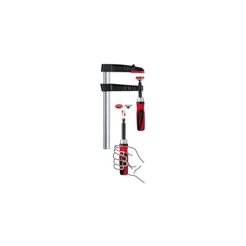 

Bessey Tg12-2K Tg - Sargento De Hierro Maleable Tg-2K 120/60, Color, Tamaño