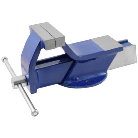 Tornillo de banco fijo Ferrestock 150 mm Plateado