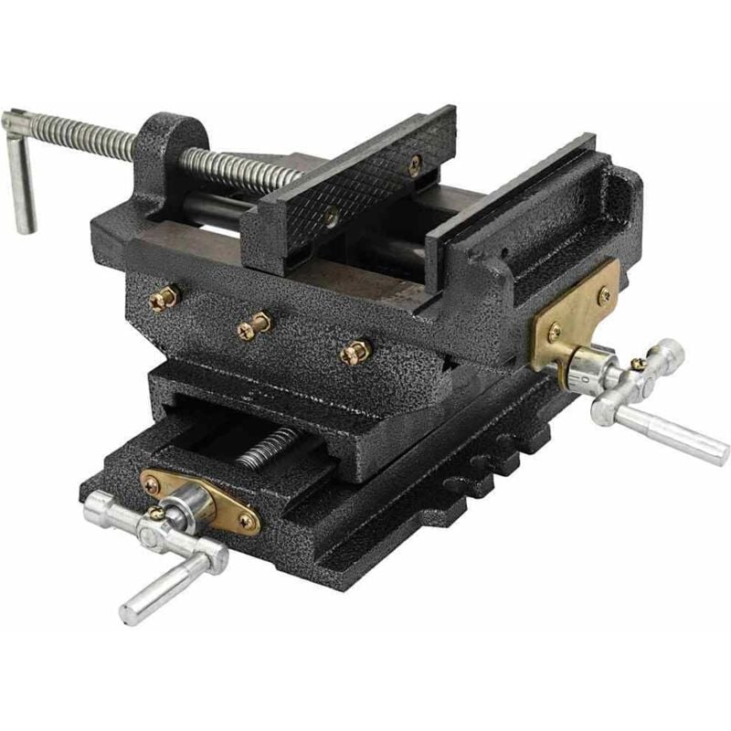 

vidaXL Tornillo de banco manual carro transversal 150 mm