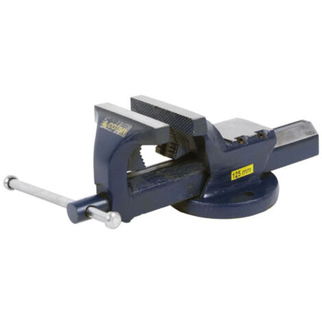 Tornillo de banco paralelo en acero forjado                 Apertura 150mm - Anchura Mordaza 125mm - Peso 17.5kg
