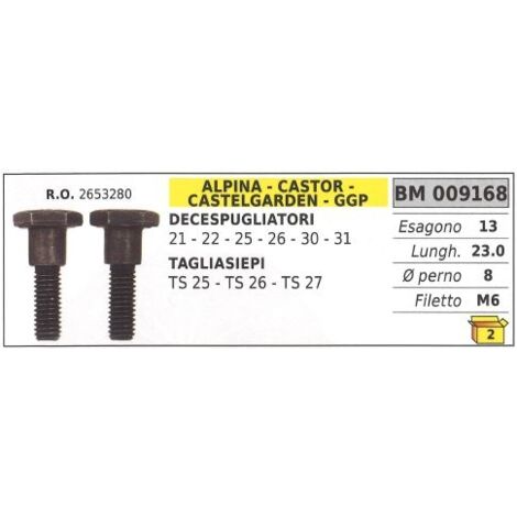 Tornillo de embrague desbrozadora ALPINA 21 22 25 26 30 31 cortasetos TS25 009168