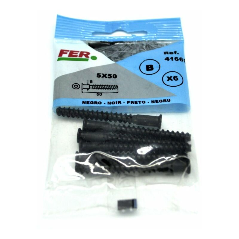 

Tornillo De Ensamblar Pavonado 7X50 Blister