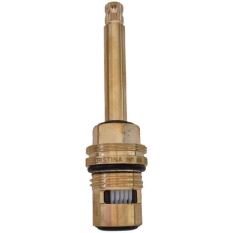 CRISTINA ONDYNA Tornillo de movimiento de repuesto extendido 1/2" Izquierda Apertura 90° Brocha 8/20 para grifo Cristina CRIVT4726Q00 Montura