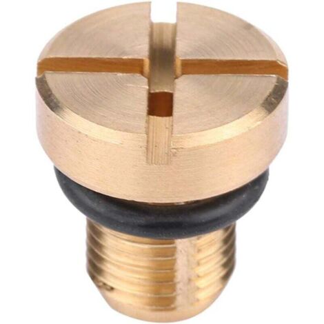 Tornillo de purga del radiador KZQ E46 Tornillo de purga del radiador Tornillo de drenaje del tanque de expansión de refrigerante con junta tórica de goma para 17111712788 E46 E92 E90 E36