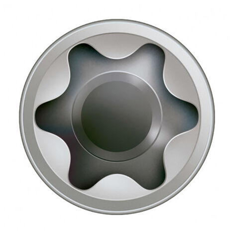Tornillo de terraja 5x70mm Culata T-STAR plus T25 - Punto de corte - inoxA2 - 100 piezas - 0537000500703