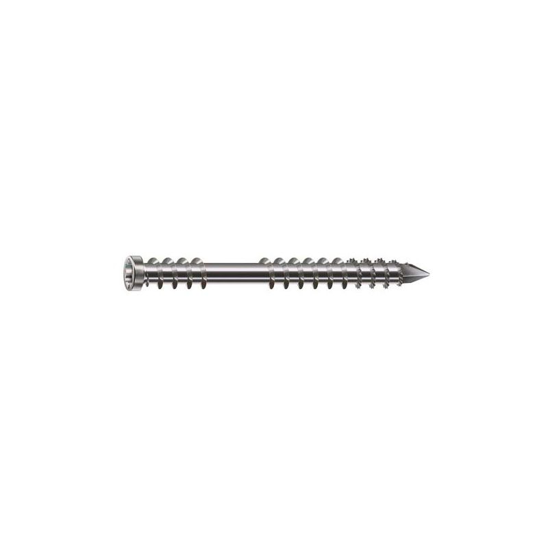 

Tornillo de terraza cabeza cilíndrica Torx ZylKo T-Star plus 5,5x50/22,5 A4 Fixgw (por 200) - Spax