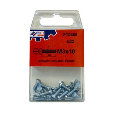 TORNILLO DIN 84 C/CIL ZN C/6 - 4X40 MM