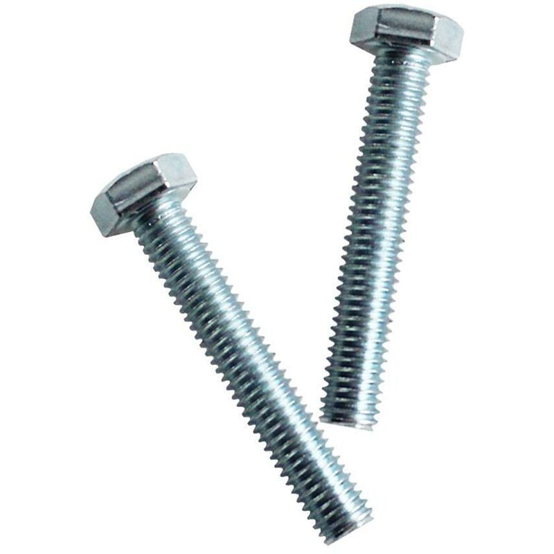 

MEGANEI tornillo hexagonal 10x30 din-933 8.8 zinc. acero blanco c-200