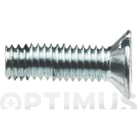 FADIX  Caja M 15 unidades tornillo rosca chapa cabeza plana cinc 4,2x19mm