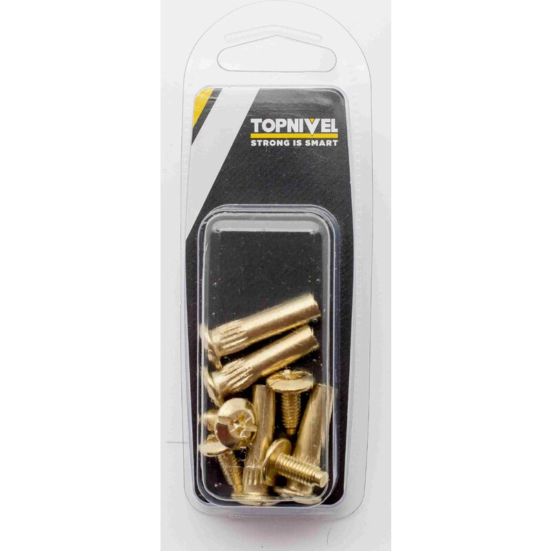 

Tornillo Ensamblar 8X40Mm Acero Laton 4 Pz - Nivel