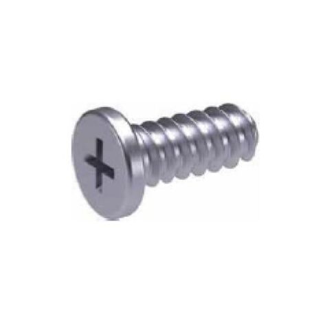 tornillo euro. acero. zincado. rosca gruesa. plana avellanada. diámetro 10mm - italiana ferramenta ( color:000000 400)