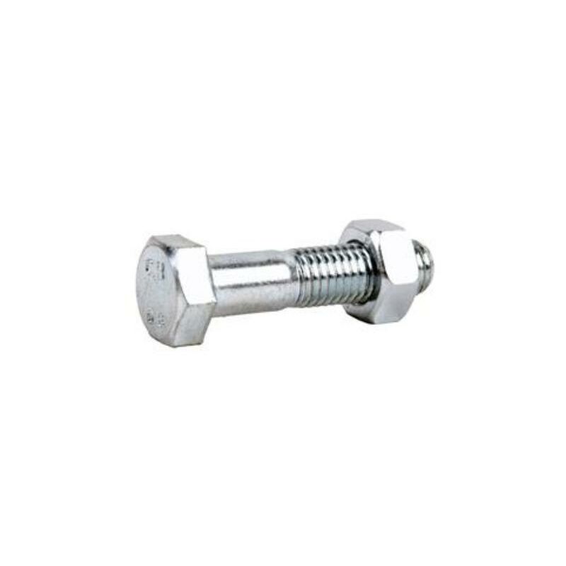 

MEGANEI tornillo hexagonal 6x60 6.8 din.933 con tuerca zincado caja 200