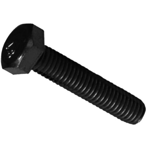 TORNILLO HEXAGONAL 10X35 8.8 DIN.933 PRESION ACERO NEGRO