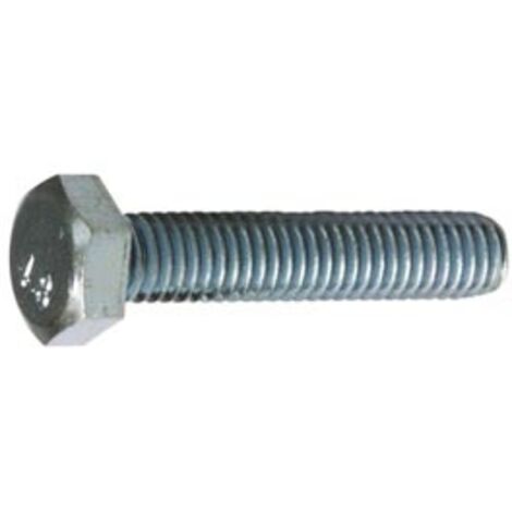 TORNILLO HEXAGONAL 12X60 6.8 DIN 933 PRESION ZINC SIN TUERCA