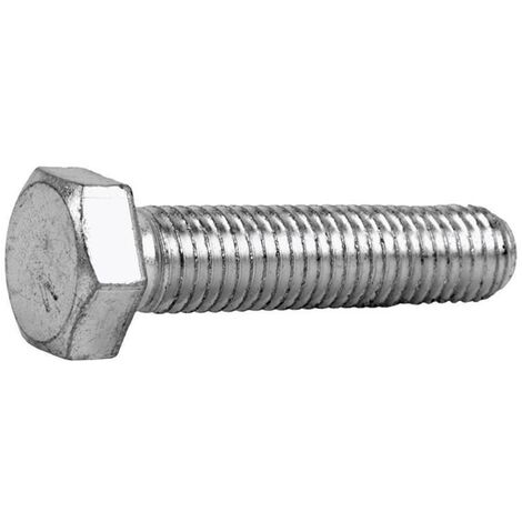 tornillo hexagonal 933 12x80 zinc sin tuerca 8.8 (caja 0.5 unidades)