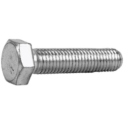 tornillo hexagonal 933 6x60 zinc sin tuerca 8.8 (caja 2 unidades)