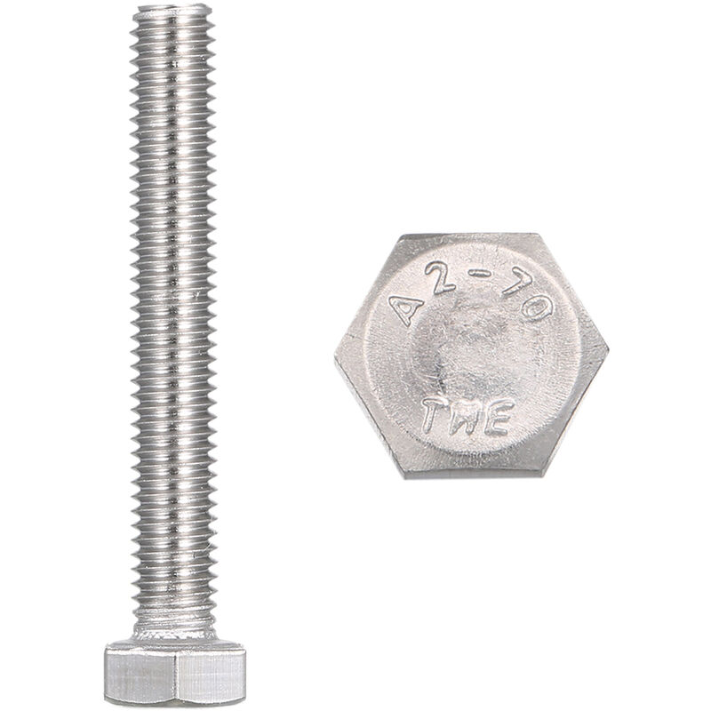 

Tornillo hexagonal exterior de acero inoxidable DIN933 304, M5x35