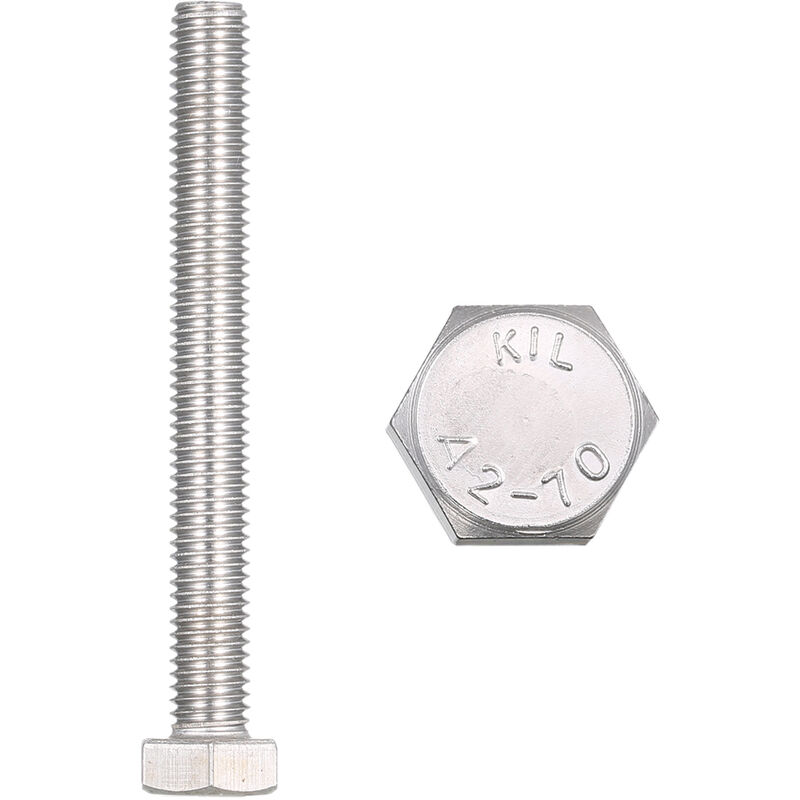 

Tornillo hexagonal exterior de acero inoxidable DIN933 304, M-8x70