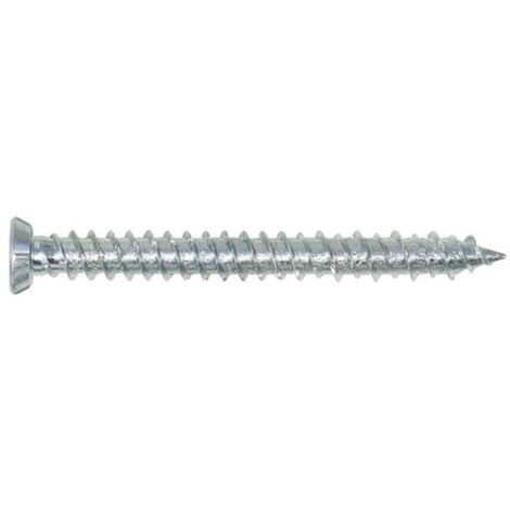 tornillo hormigón. acero. zincado brillante. diámetro 7,5 tor.hormigon 7.5-112mm ( color:000000 100)