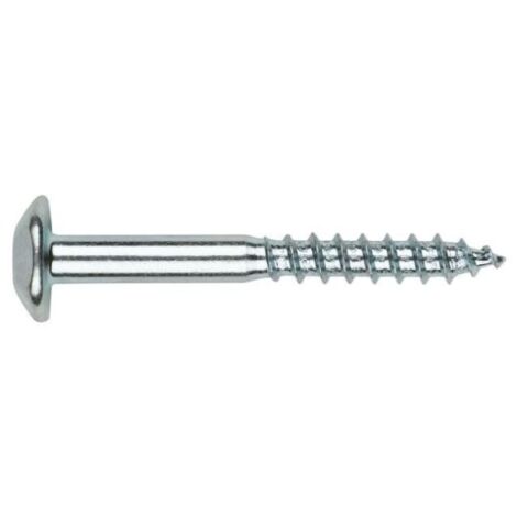 Tornillo Inviolable 07X050Mm Cabeza Redonda Cincado Index 100 Pz