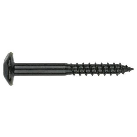 Tornillo Inviolable 07X090Mm Cabeza Redonda Negro Index 100 Pz