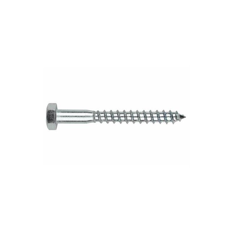 

Tornillo Madera Din-571 Hexagonal Cincado Index 10 X 80 10 Uds