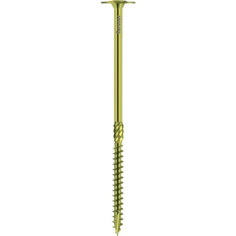 

Tornillo Paneltwistec cabeza de botón, Acero galvanizado amarillo TX 40 8,0 x 80 mm (por 50)