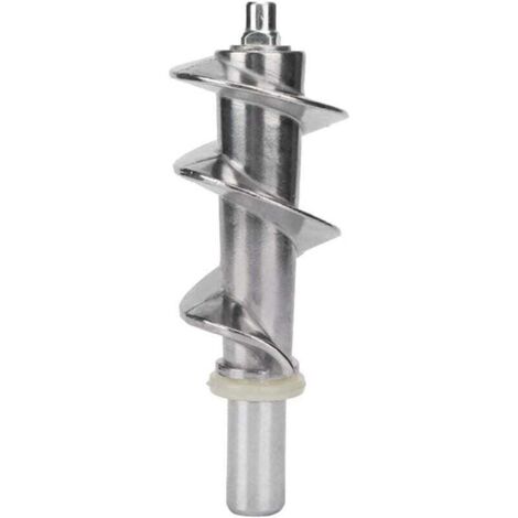 Tornillo para picadora de carne de acero inoxidable KZQ, accesorios de repuesto para picadora de carne eléctrica, para cocina doméstica.