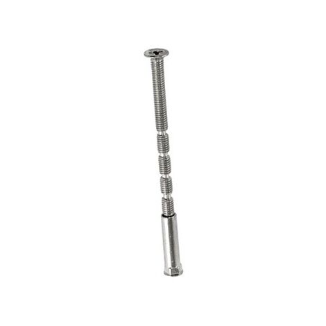 TORNILLO PASANTE ENSAMBLAR NIQUEL SATINADO BL4 - M4X75