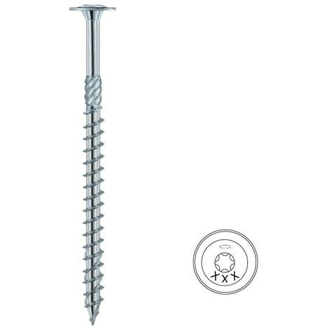 EUROTEC tornillo pérgola con arandela torx acabado zincado largo 100mm