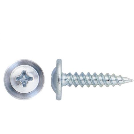 tornillo placa yeso. cabeza ancha. zincado. 4,2x25 mm ( color:000000 1000)